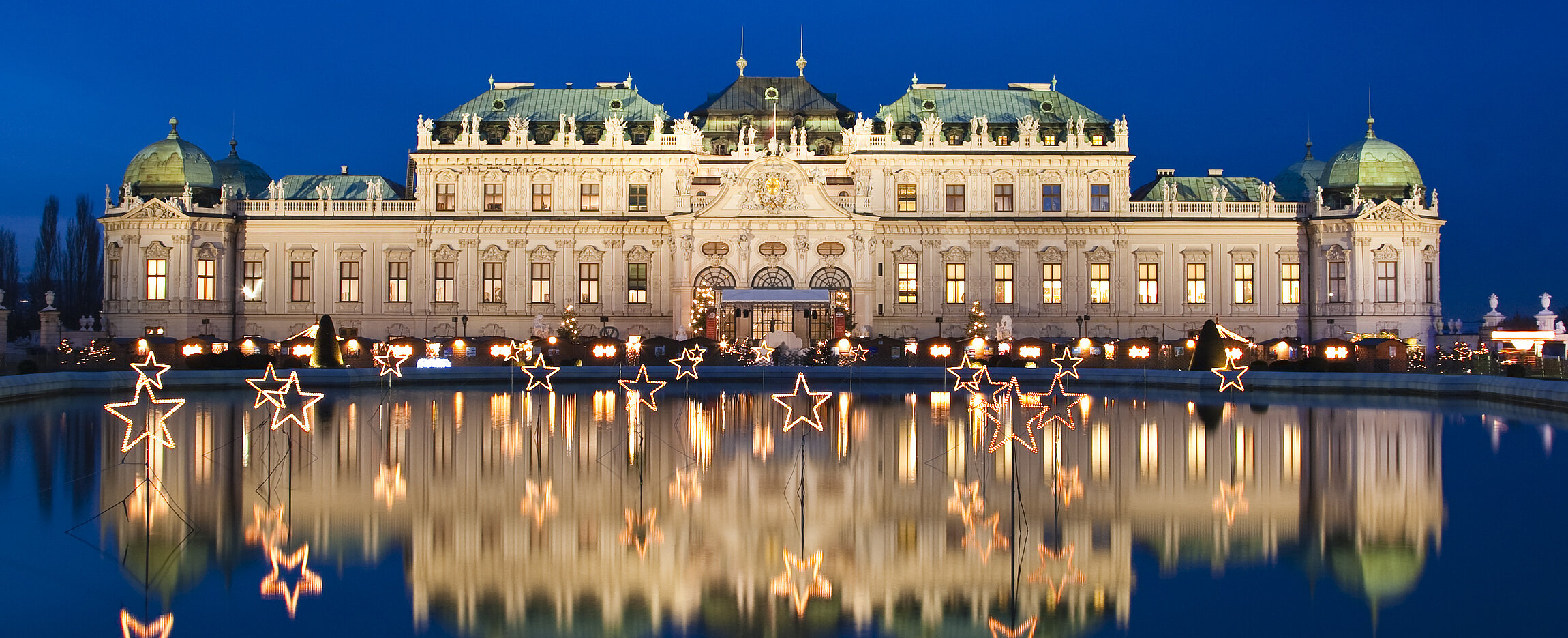 Schloss Belvedere im Winter