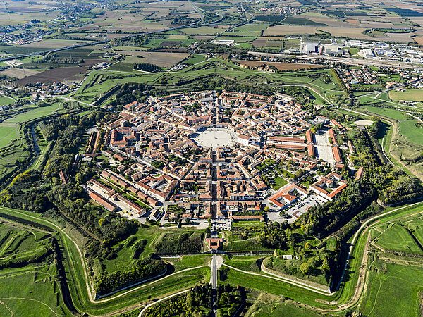 Stadt Palmanova in Italien 